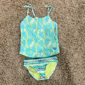Girl's Roxy Tankini Bikini Set size 4